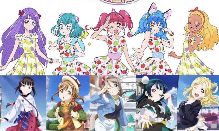 プリキュアとラブライブの構図が似ている件