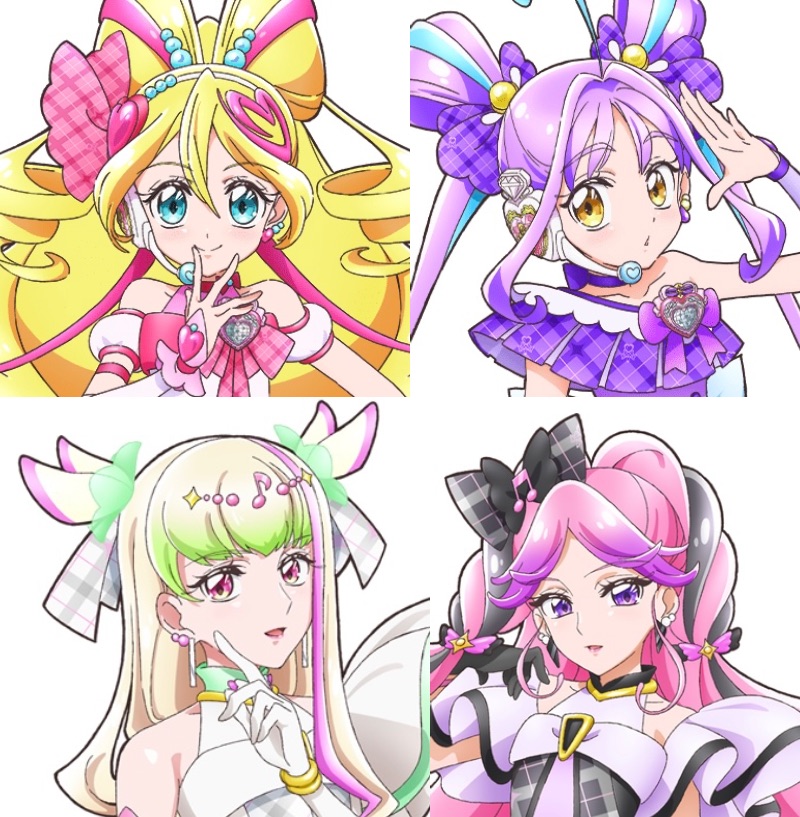 【プリキュア】この4人のアイドルが好きｗｗｗ