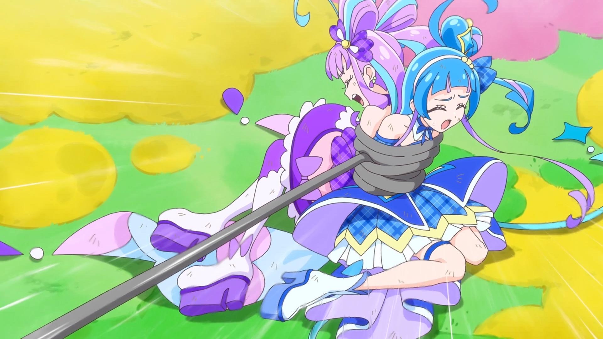 【画像】今週のプリキュアさん、スケベ限界突破！触手を操る敵に爆乳敵幹部ｗｗｗ