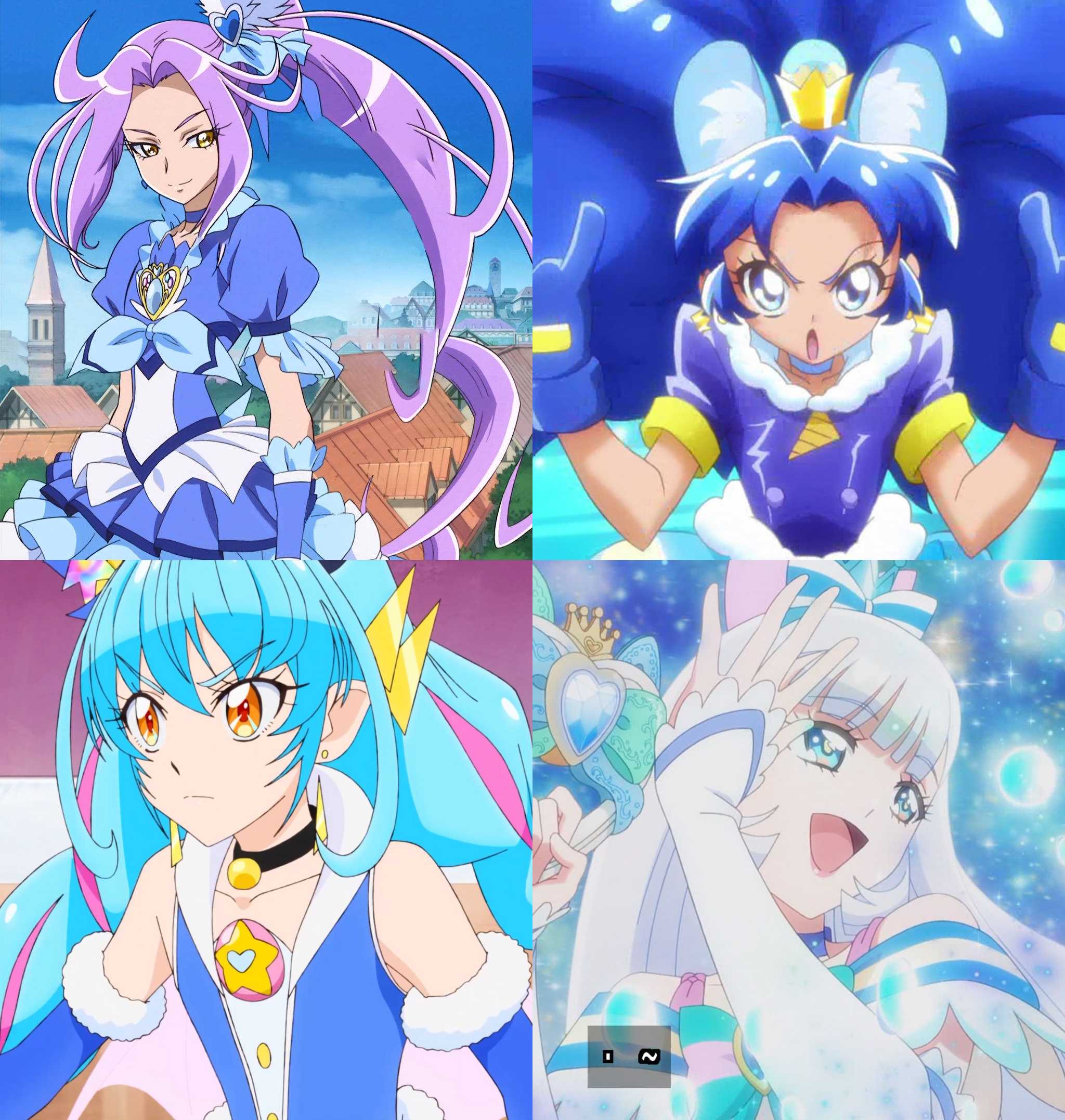【プリキュア】青キュアのデザイン素晴らしすぎる件